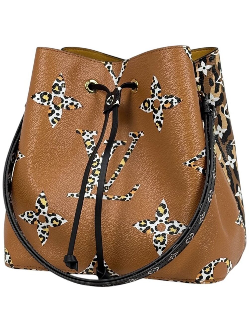 Louis Vuitton Neo Noe Shoulder Bag Monogram Jungle Glitter le Multicolor
